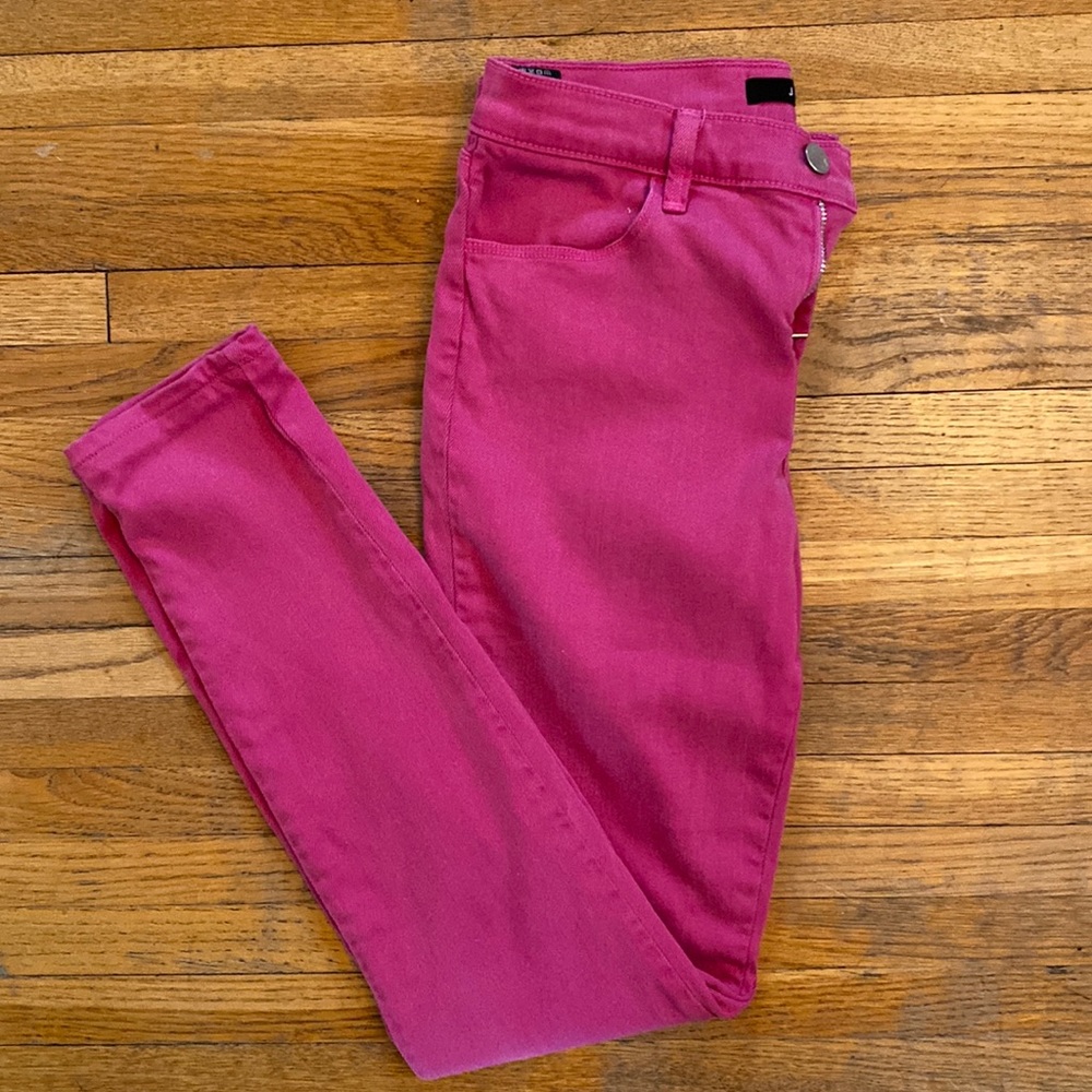 J Brand Magenta Skinny Jeans